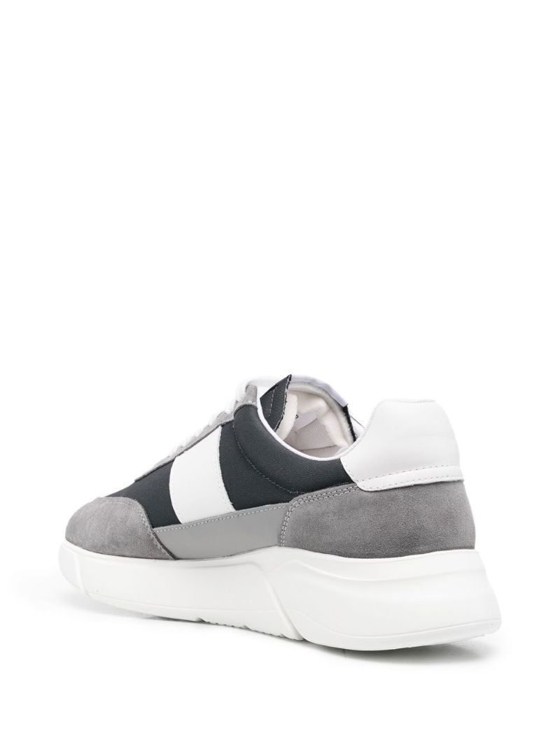 Grey Genesis Vintage Runner Leather Sneakers