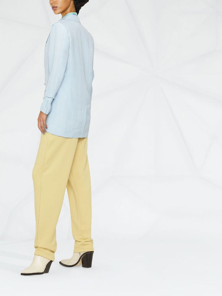 Blue Double-breasted Blazer