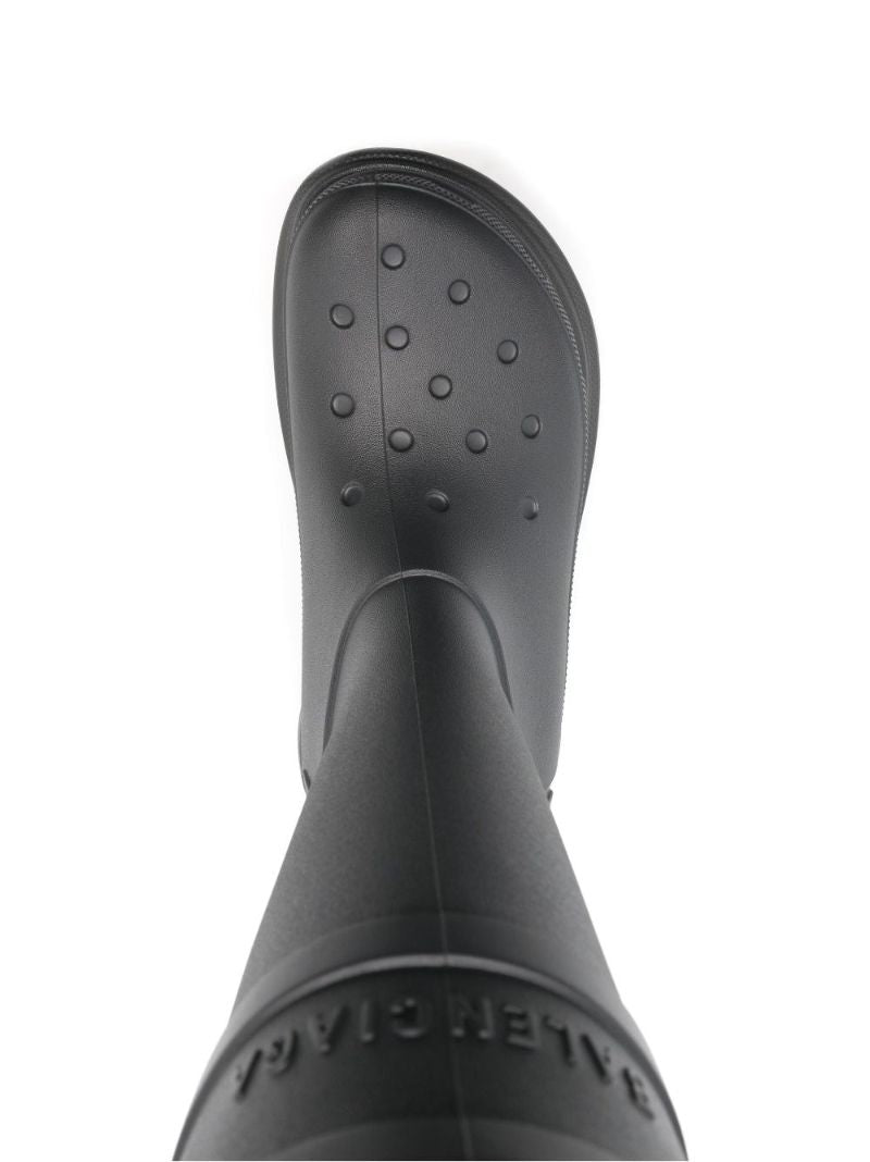 X Crocs Grey Rain Boots