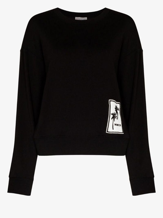 Logo Patch Cotton Sweatshirt