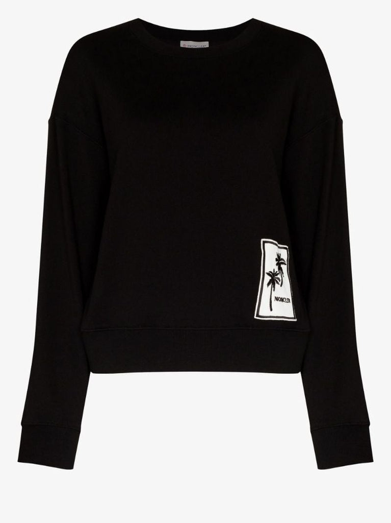 Logo Patch Cotton Sweatshirt
