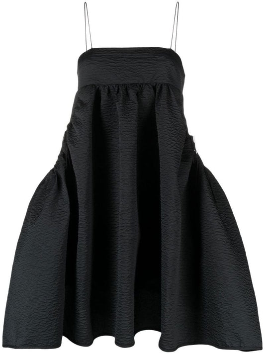Black Lisbeth A-line Mini Dress