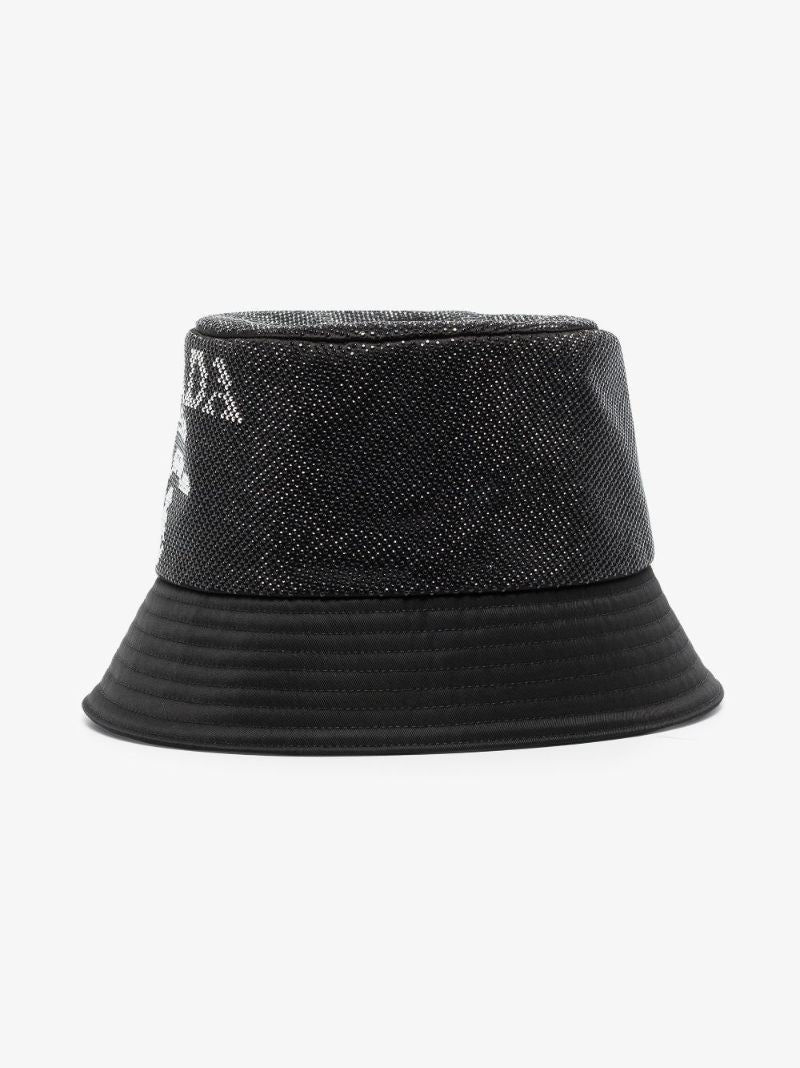 Black Logo Re-nylon Bucket Hat