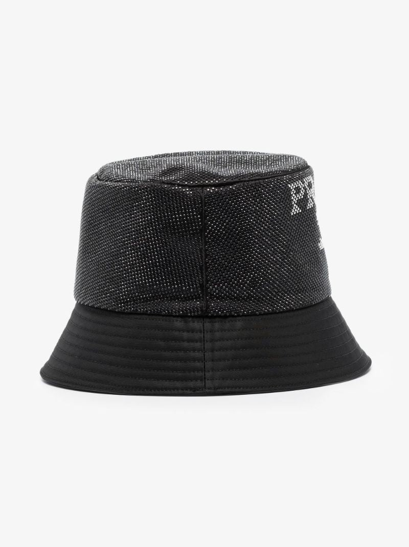 Black Logo Re-nylon Bucket Hat