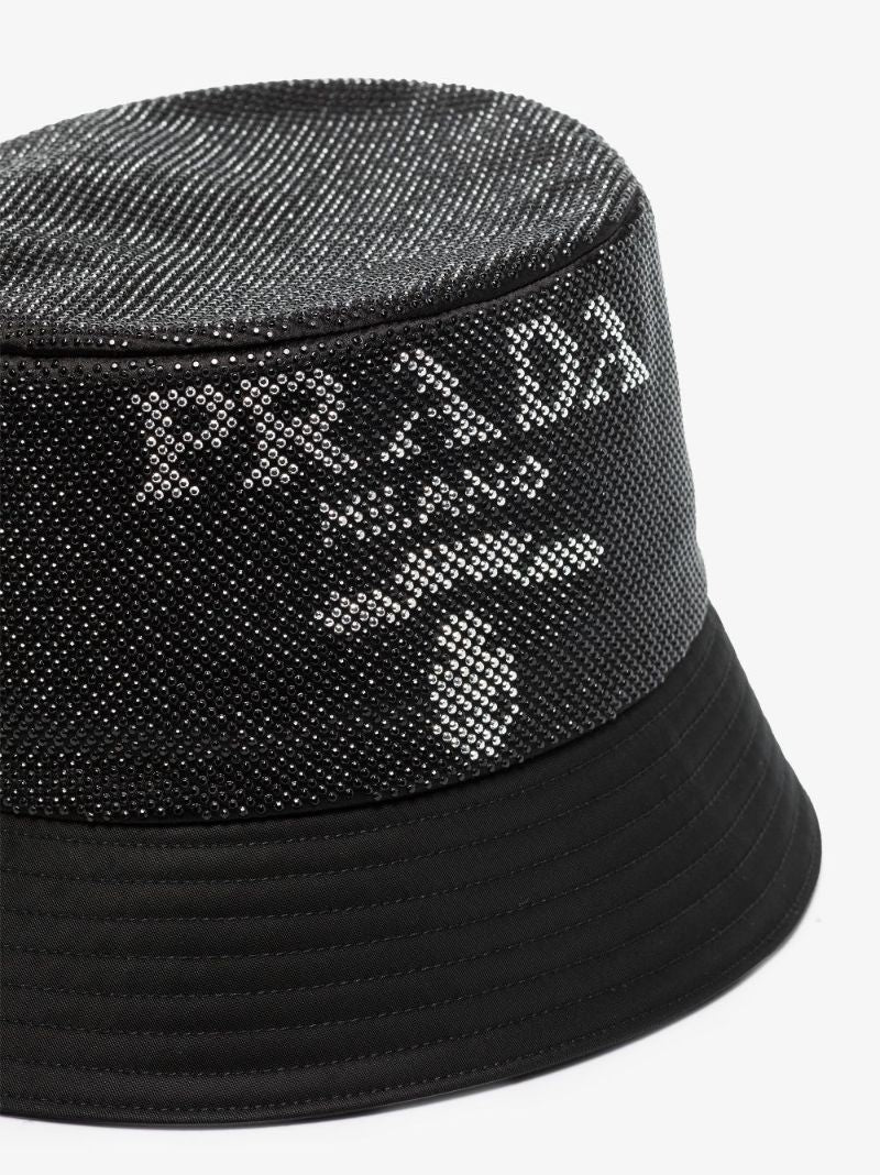 Black Logo Re-nylon Bucket Hat