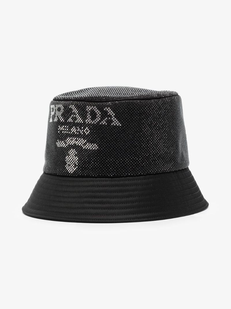 Black Logo Re-nylon Bucket Hat