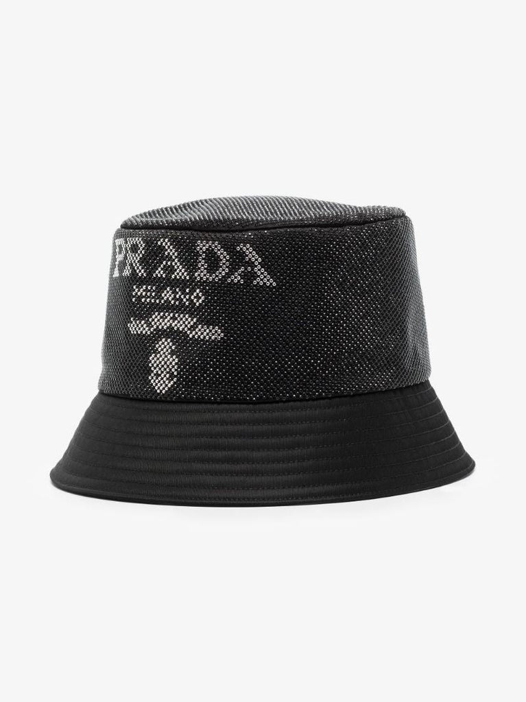 Black Logo Re-nylon Bucket Hat