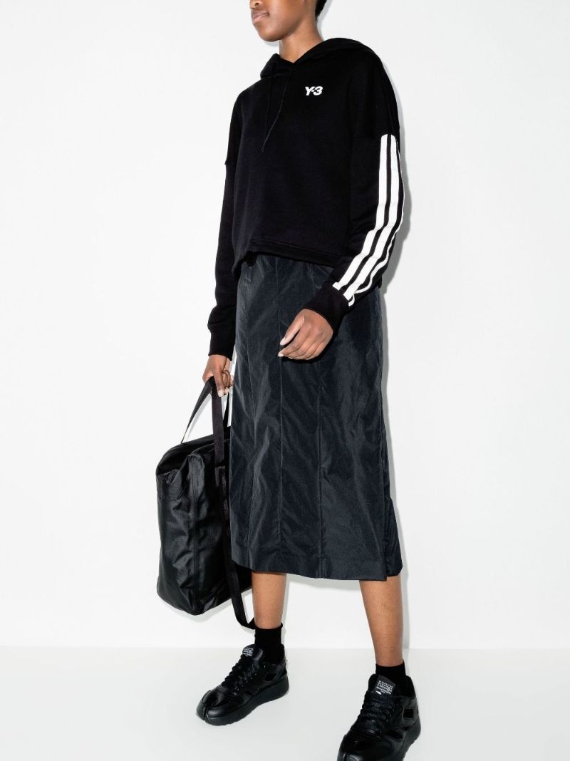 Ch1 Striped Cotton Hoodie