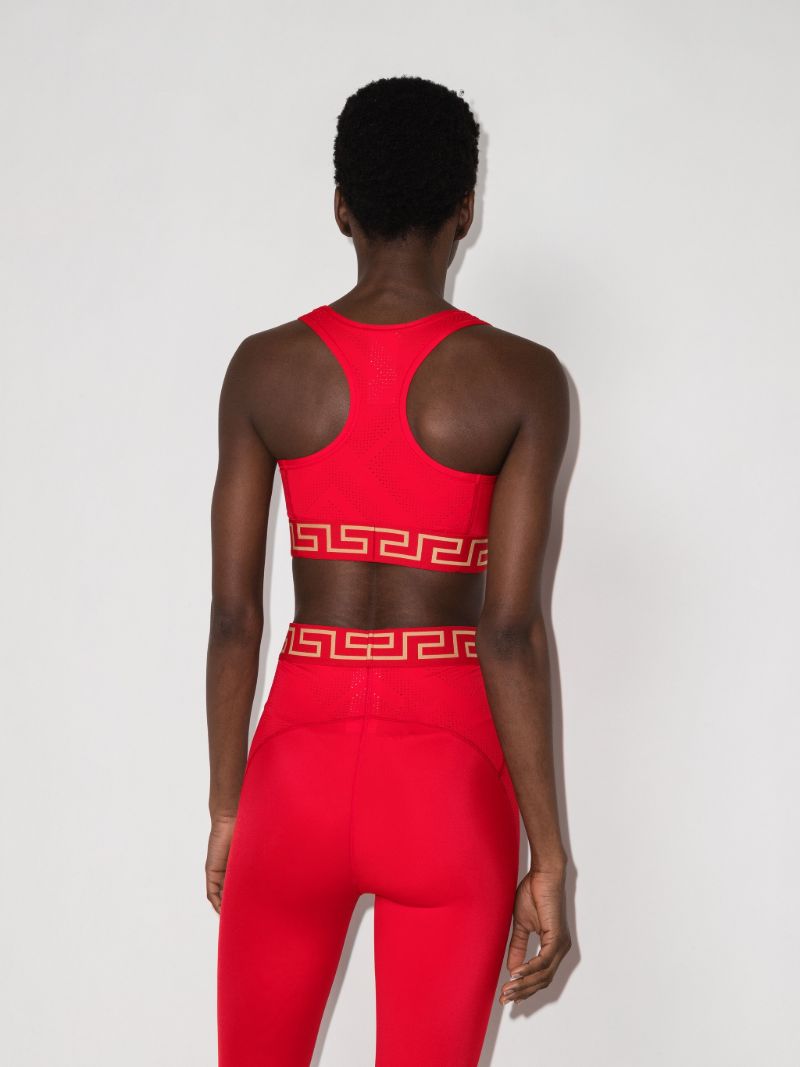 Greca Border Sports Bra
