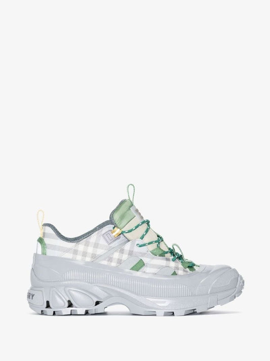 Grey Arthur Check Sneakers