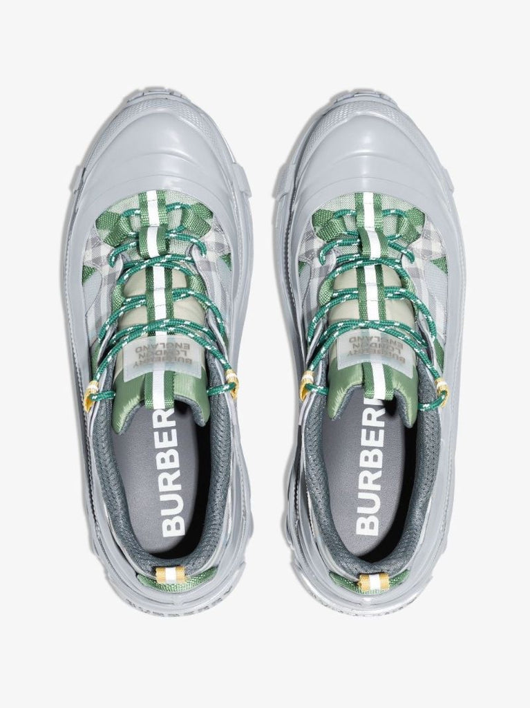 Grey Arthur Check Sneakers