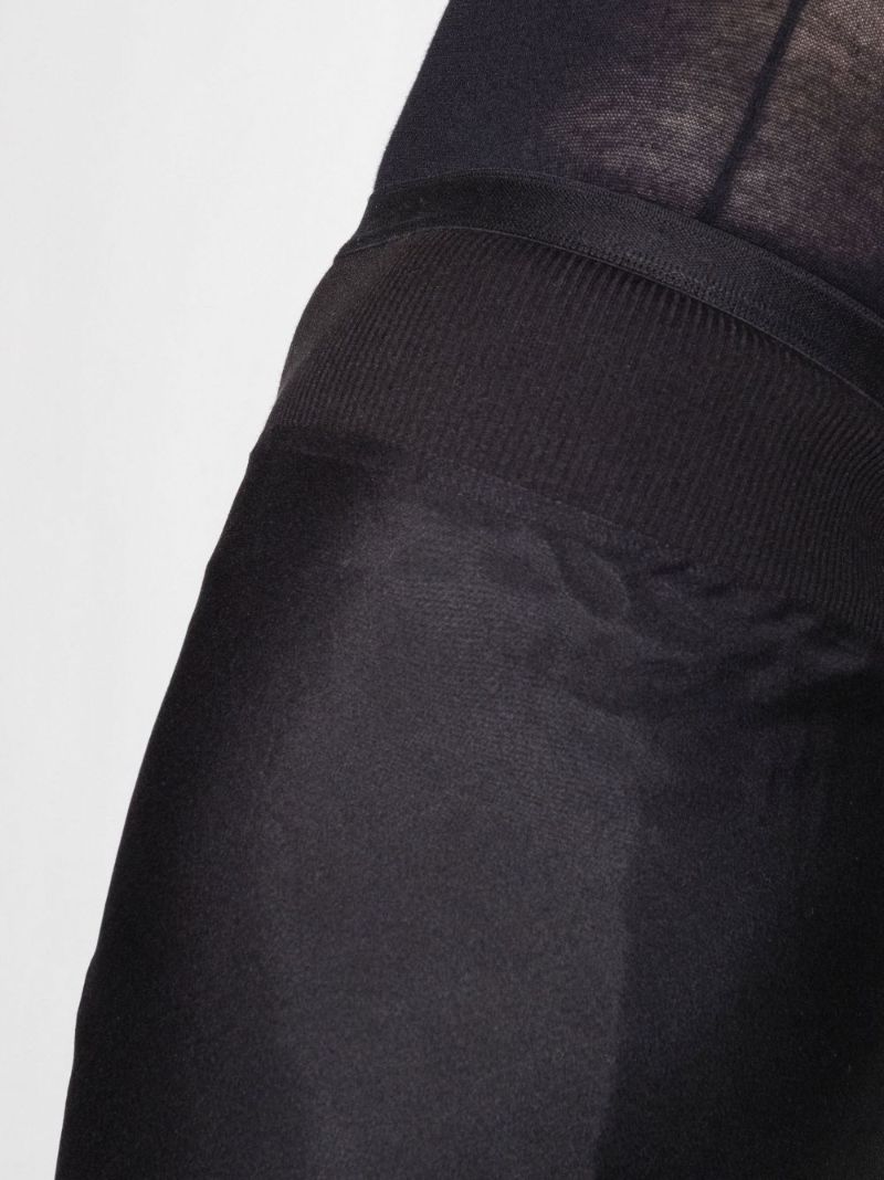 Rick Skrt Midi Hw Asymm Stchng Hm Slk Ch