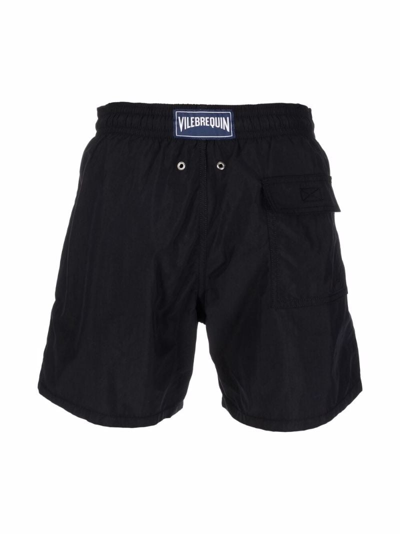 Black Moorea Swim Shorts
