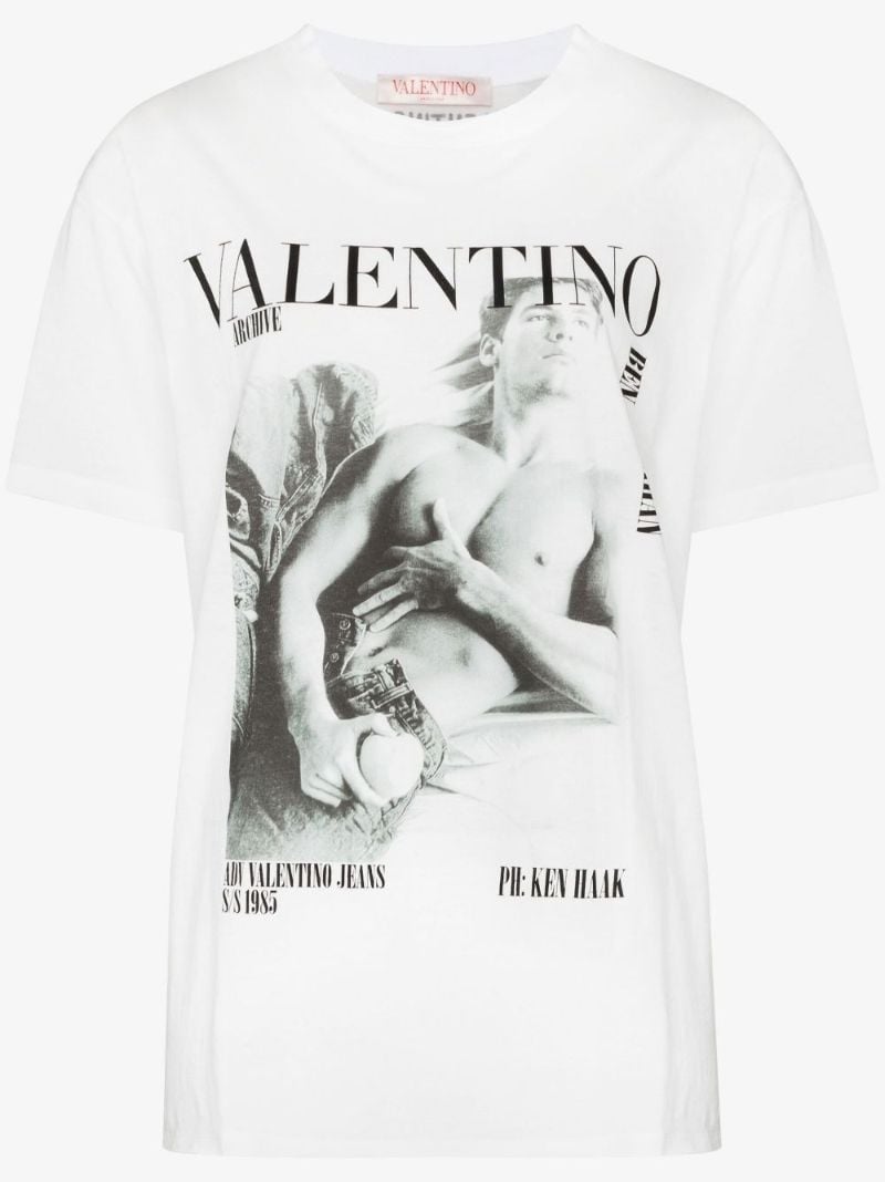 White Archive 1971 Printed Cotton T-shirt