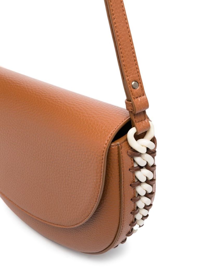 Brown Frayme Medium Shoulder Bag