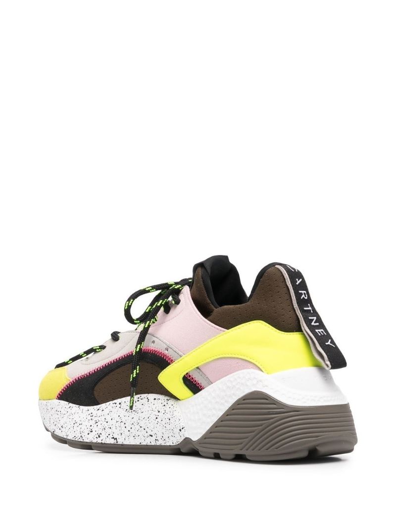 Multicolour Eclypse Low-top Panelled Sneakers