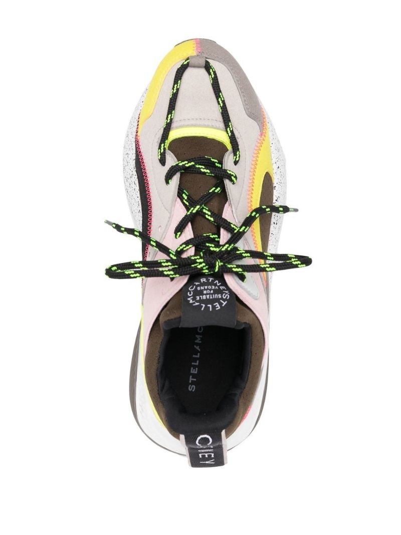 Multicolour Eclypse Low-top Panelled Sneakers