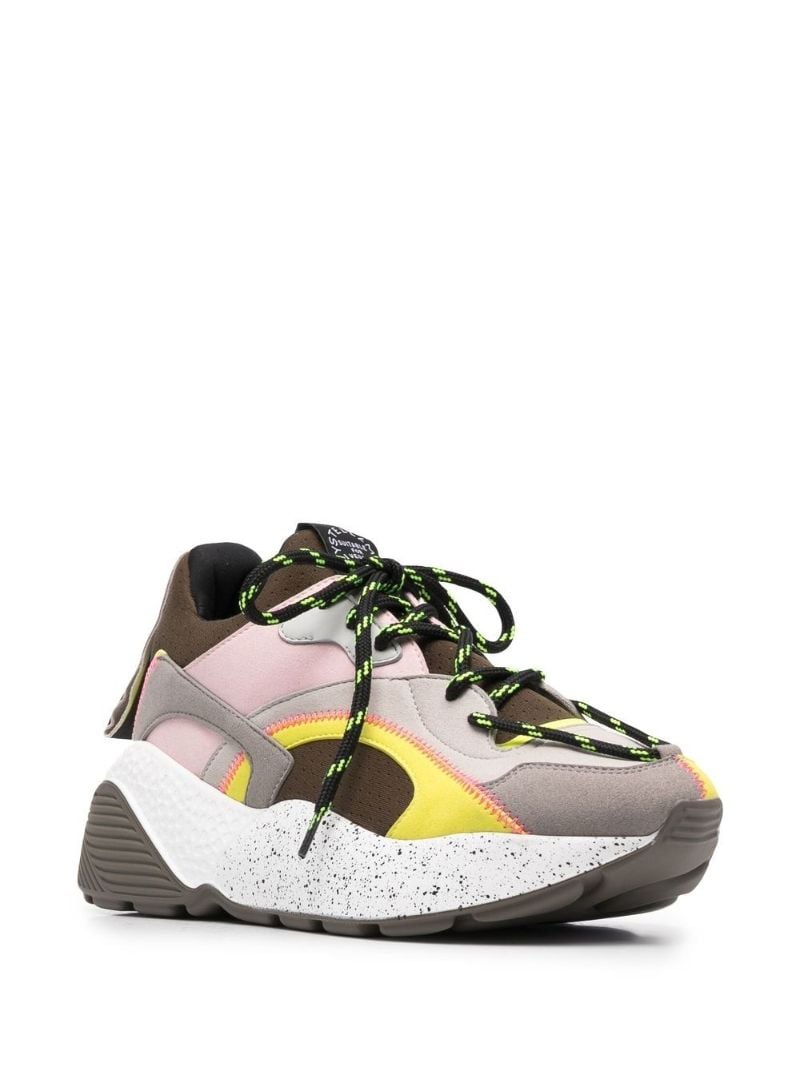 Multicolour Eclypse Low-top Panelled Sneakers