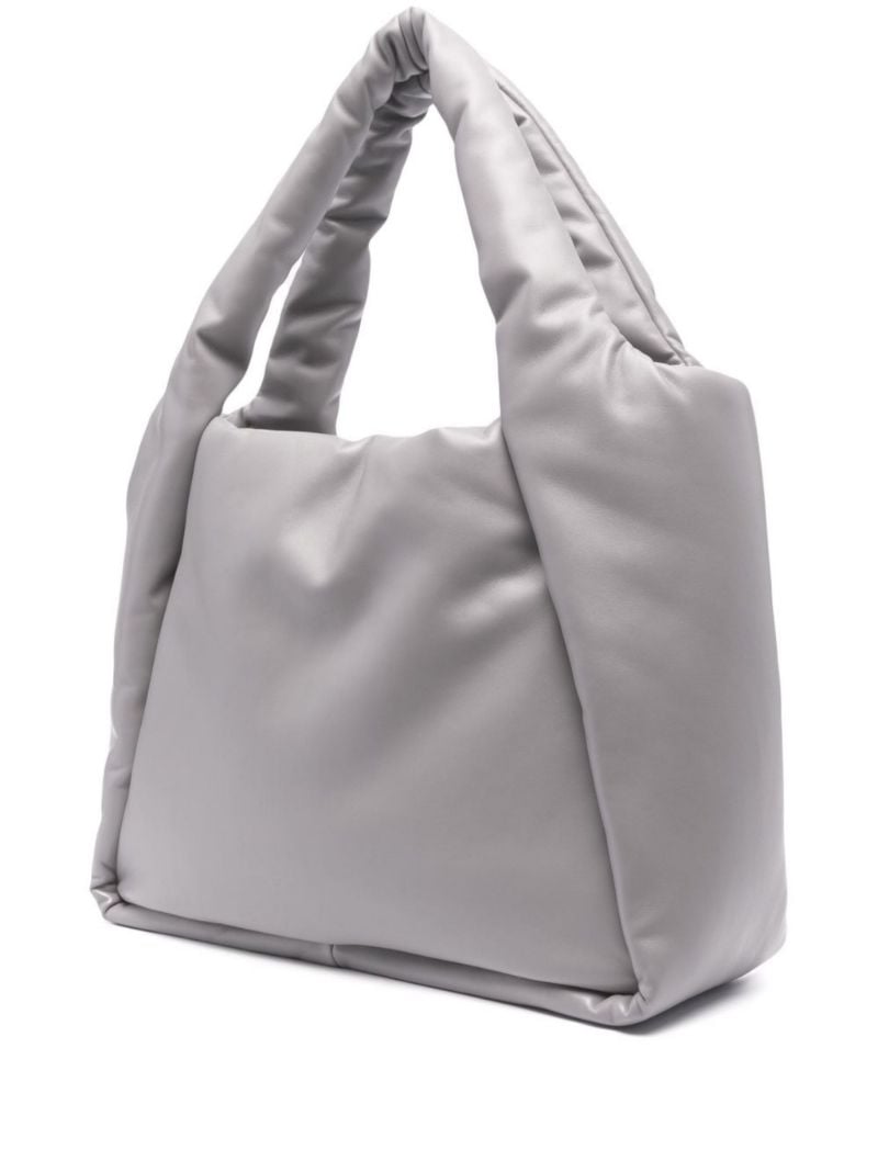 Grey Logo Padded Tote Bag