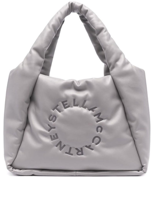 Grey Logo Padded Tote Bag