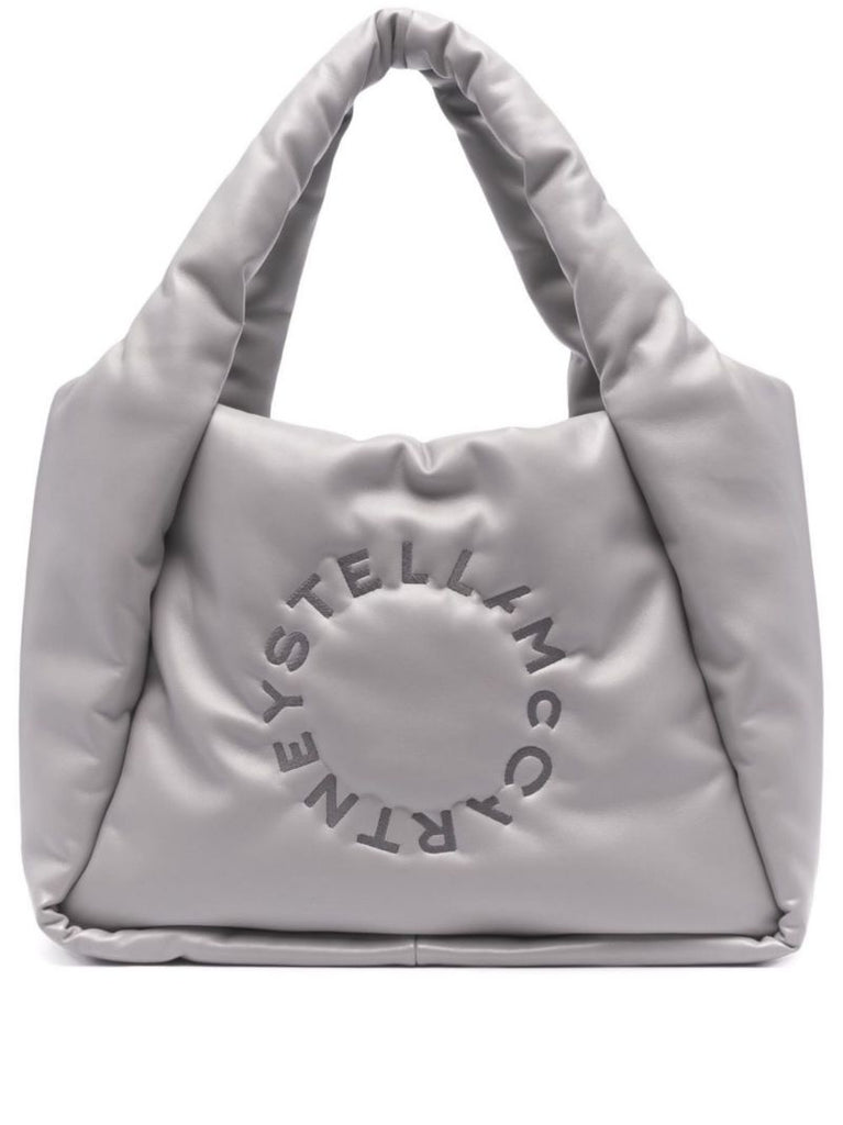 Grey Logo Padded Tote Bag