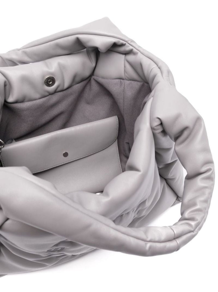 Grey Logo Padded Tote Bag