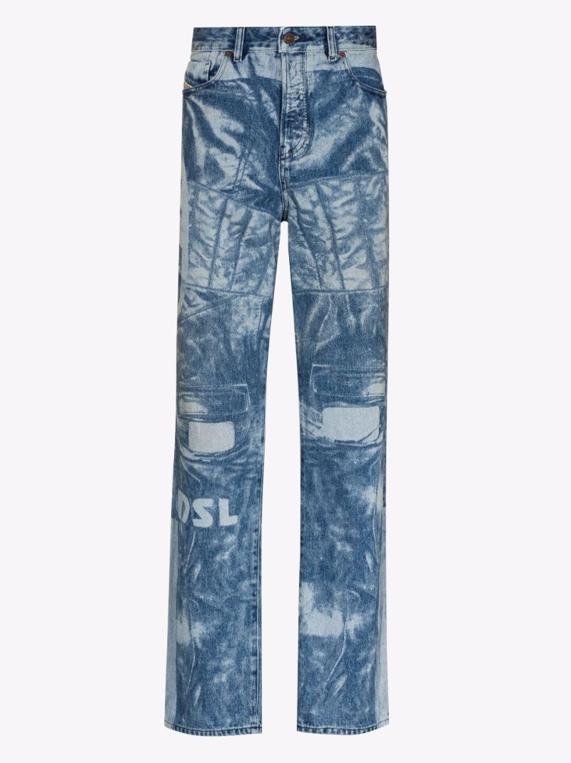 1955 Bleached Straight Leg Jeans