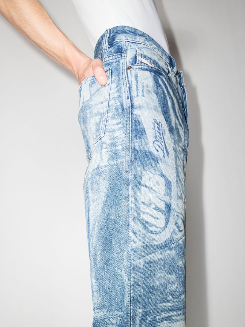1955 Bleached Straight Leg Jeans