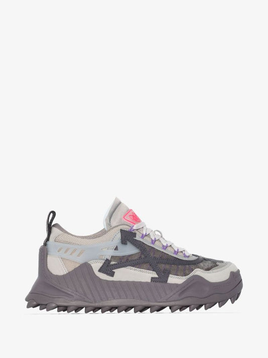 Grey Off-white Odsy-1000 Low Top Panelled Sneakers