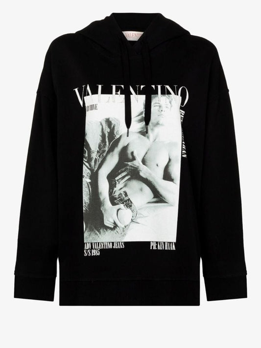 Black Archive 1985 Printed Cotton Hoodie