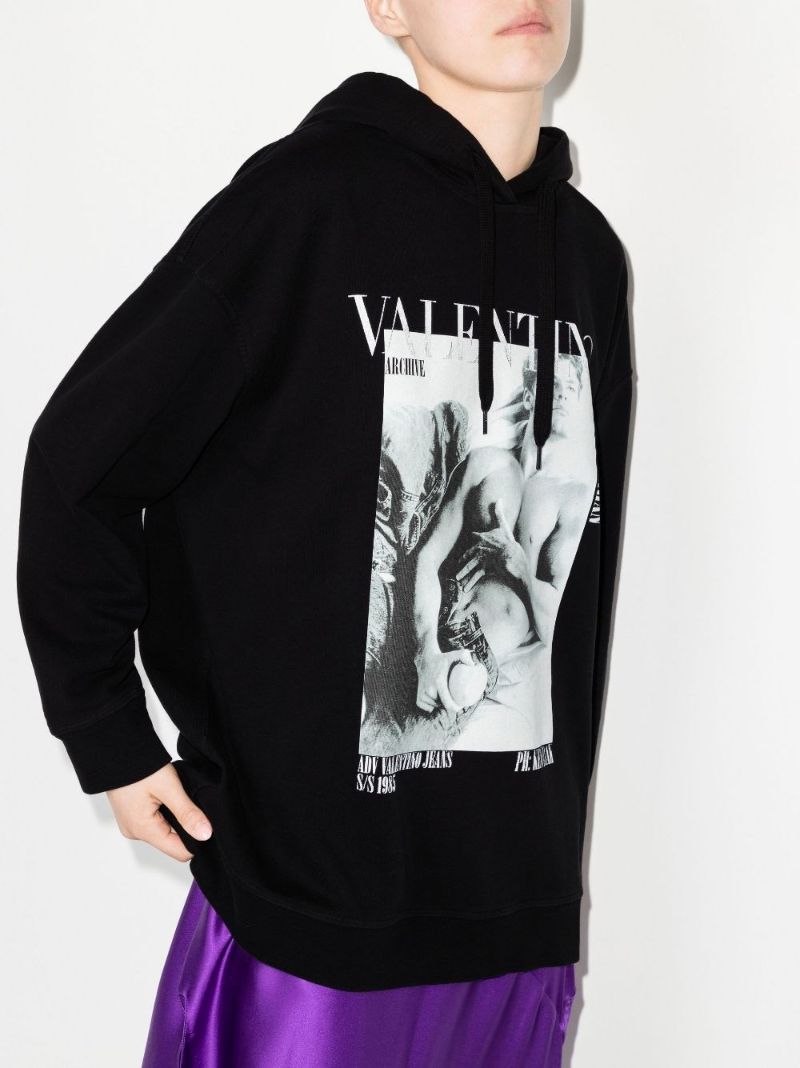 Black Archive 1985 Printed Cotton Hoodie