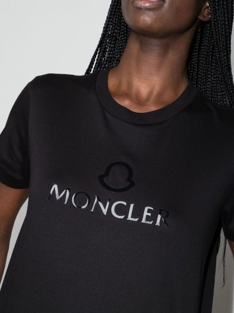 Black Logo Cotton T-shirt