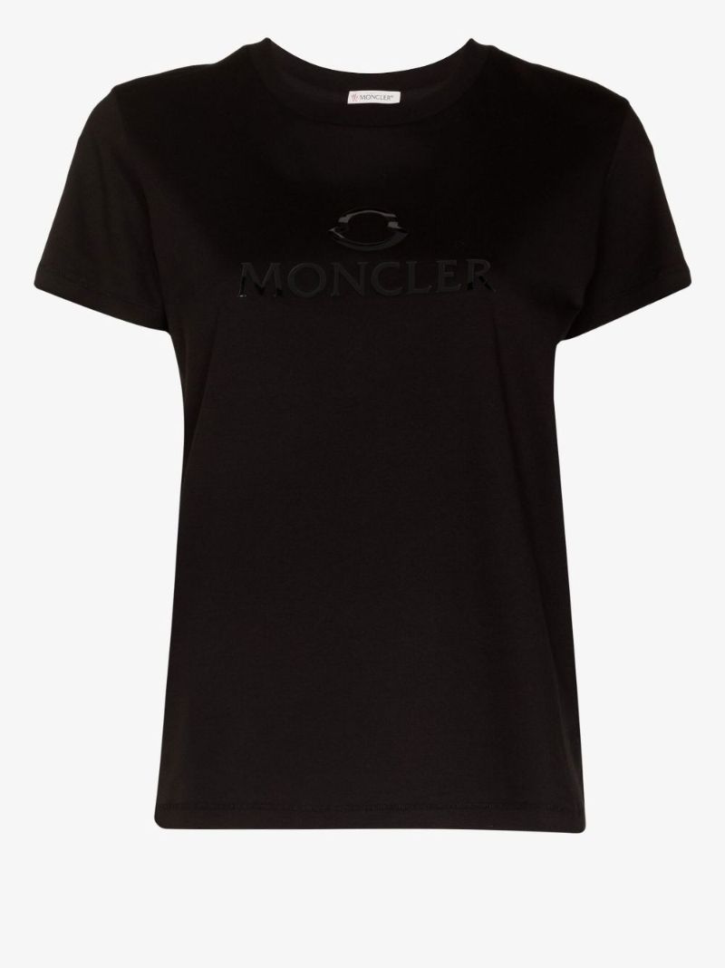 Black Logo Cotton T-shirt
