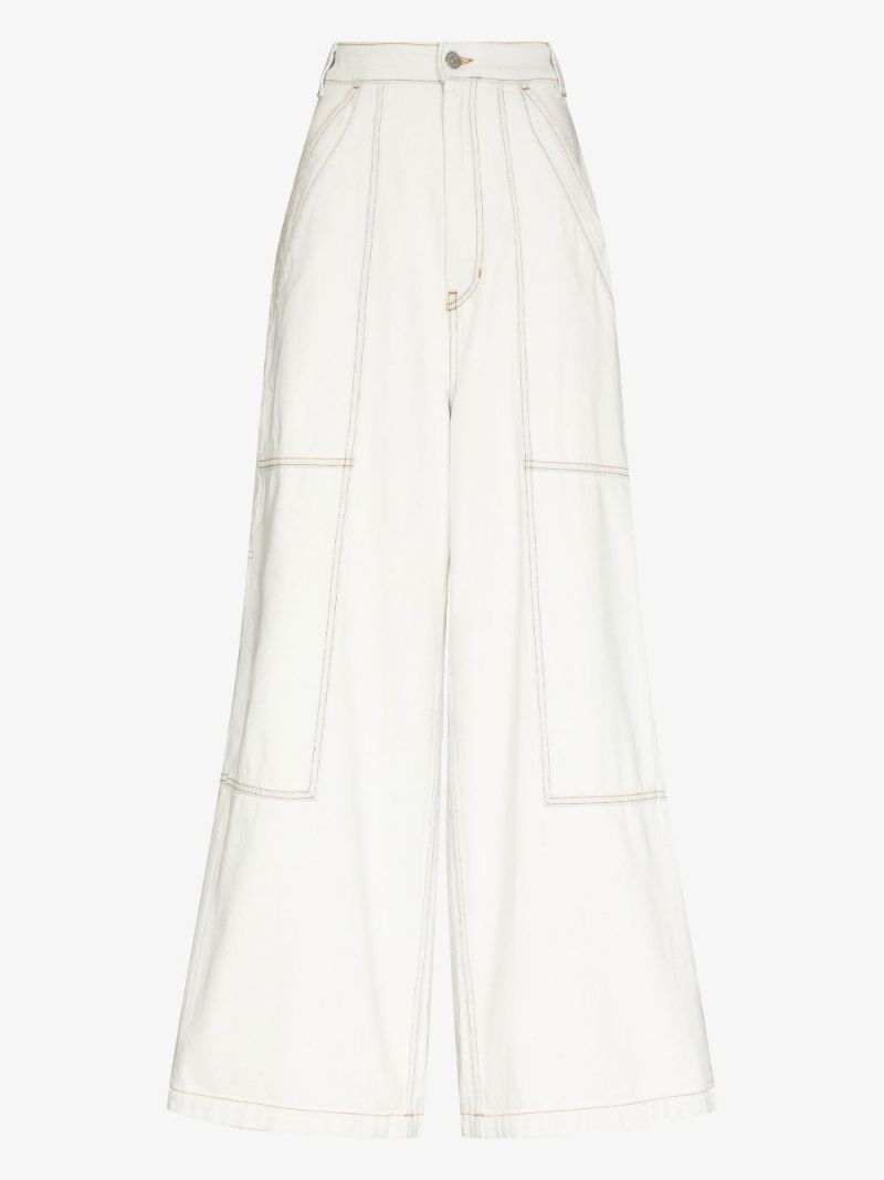 Wide Leg Cropped Jeans