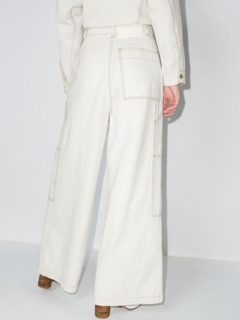 Wide Leg Cropped Jeans