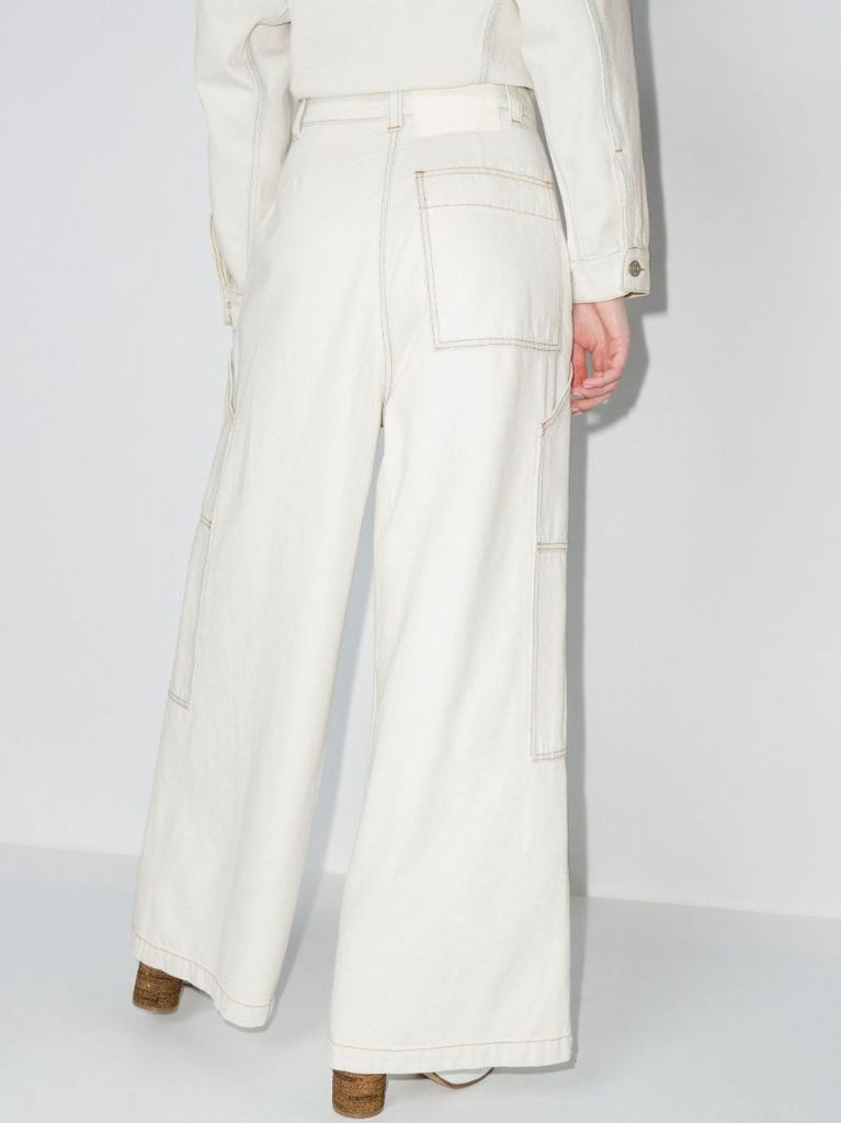 Wide Leg Cropped Jeans
