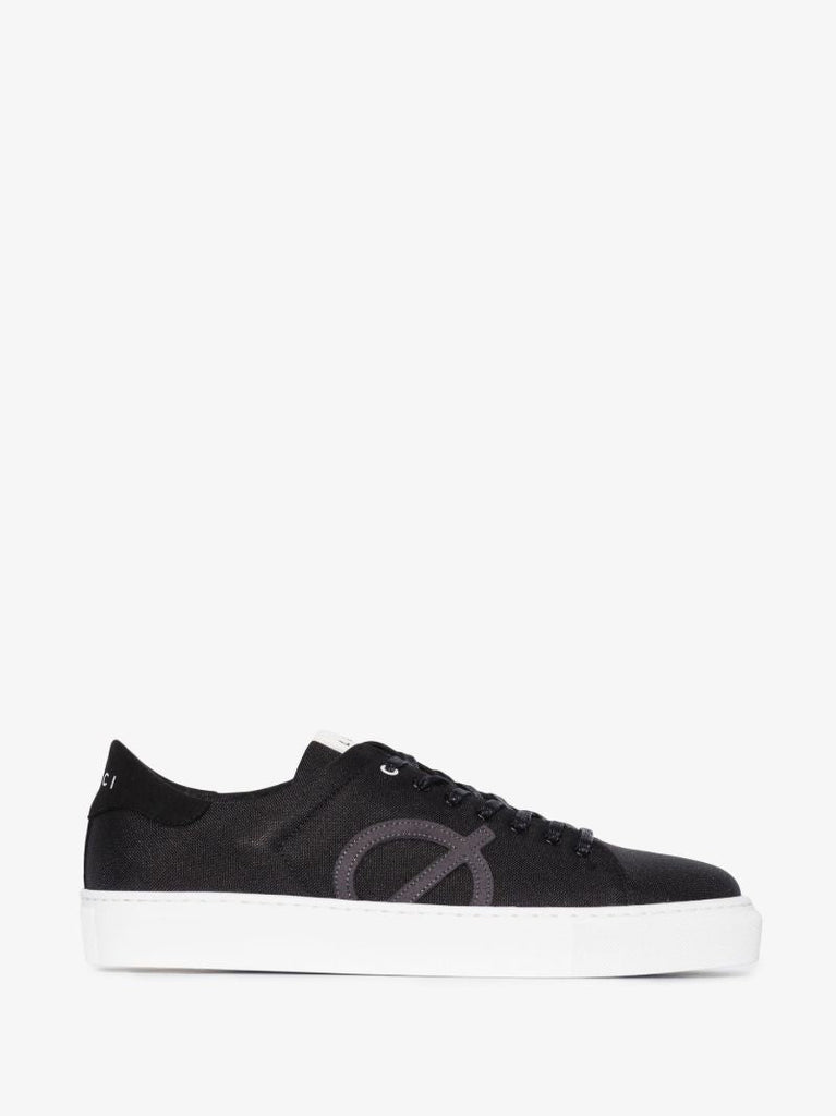 Black Nine Low Top Canvas Sneakers