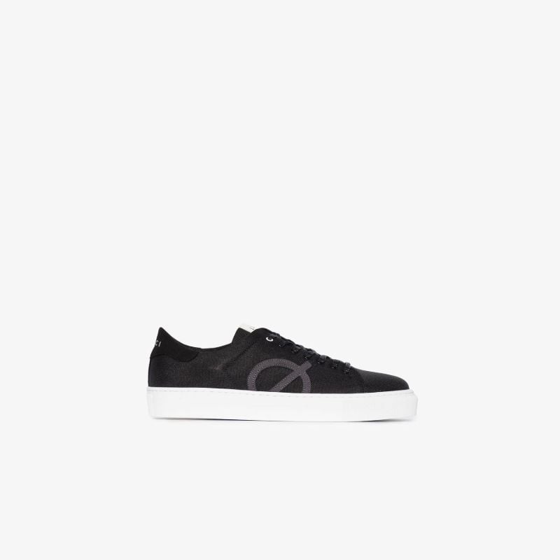 Black Nine Low Top Canvas Sneakers