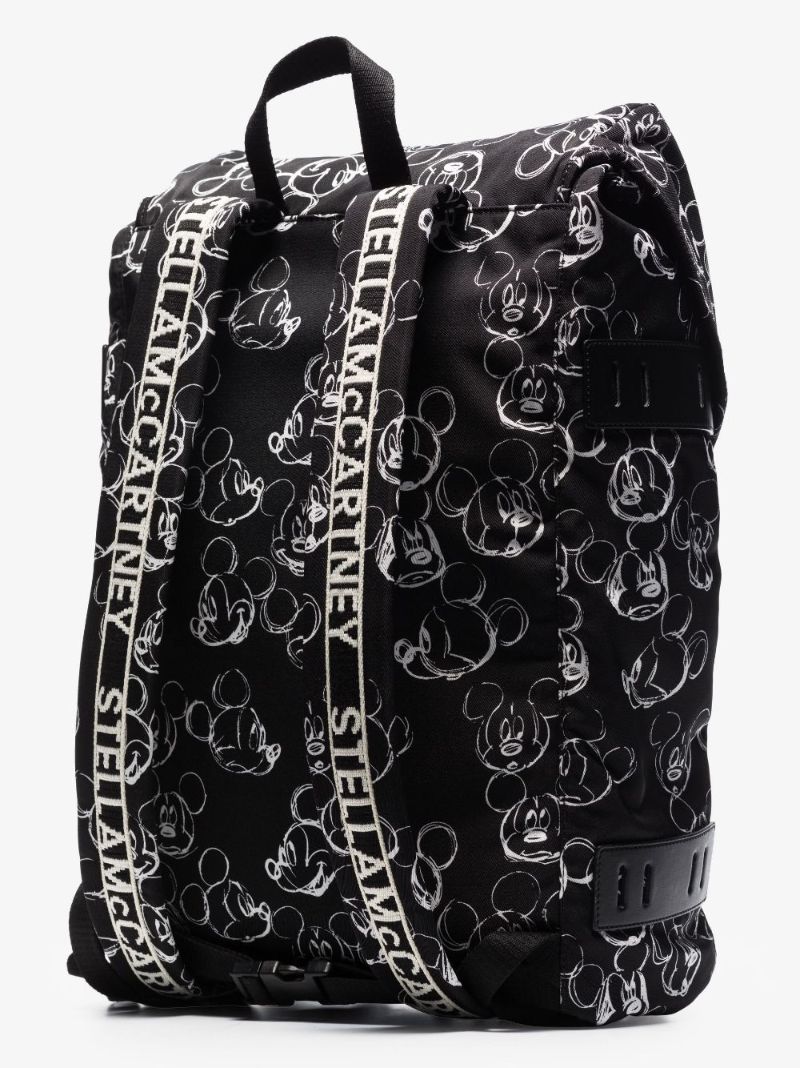 Black Fantasia Print Backpack