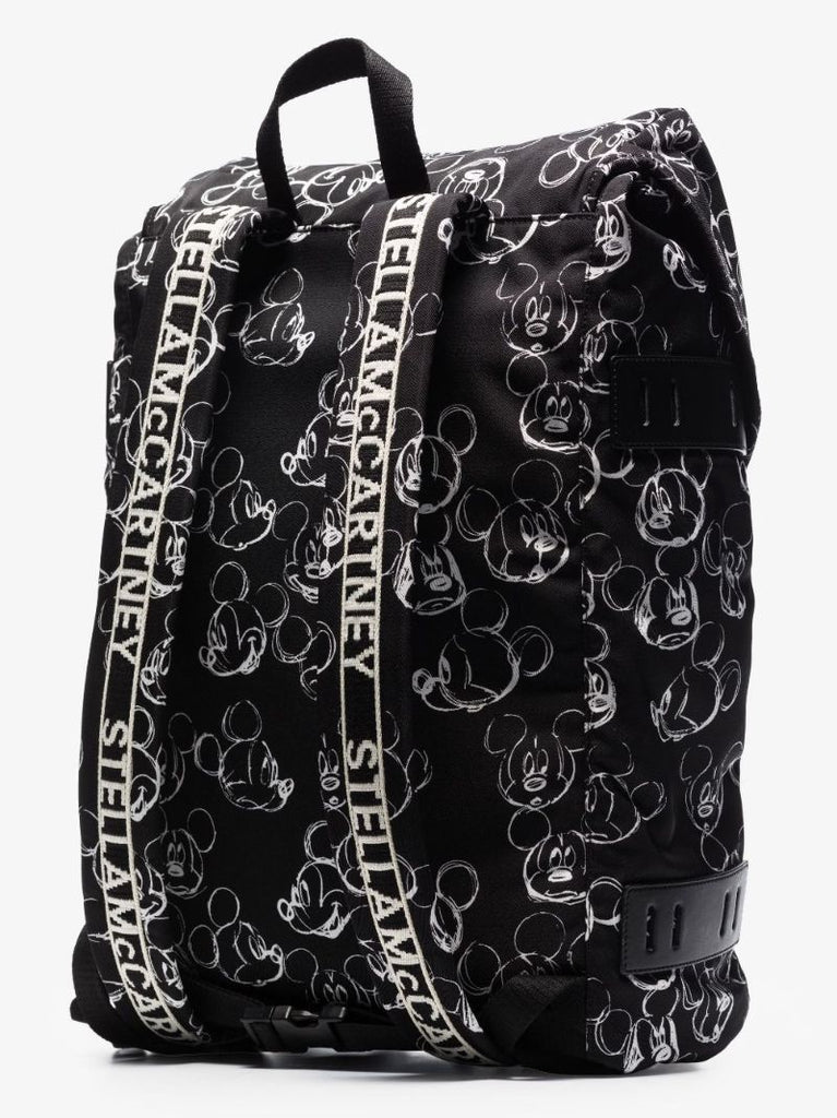 Black Fantasia Print Backpack