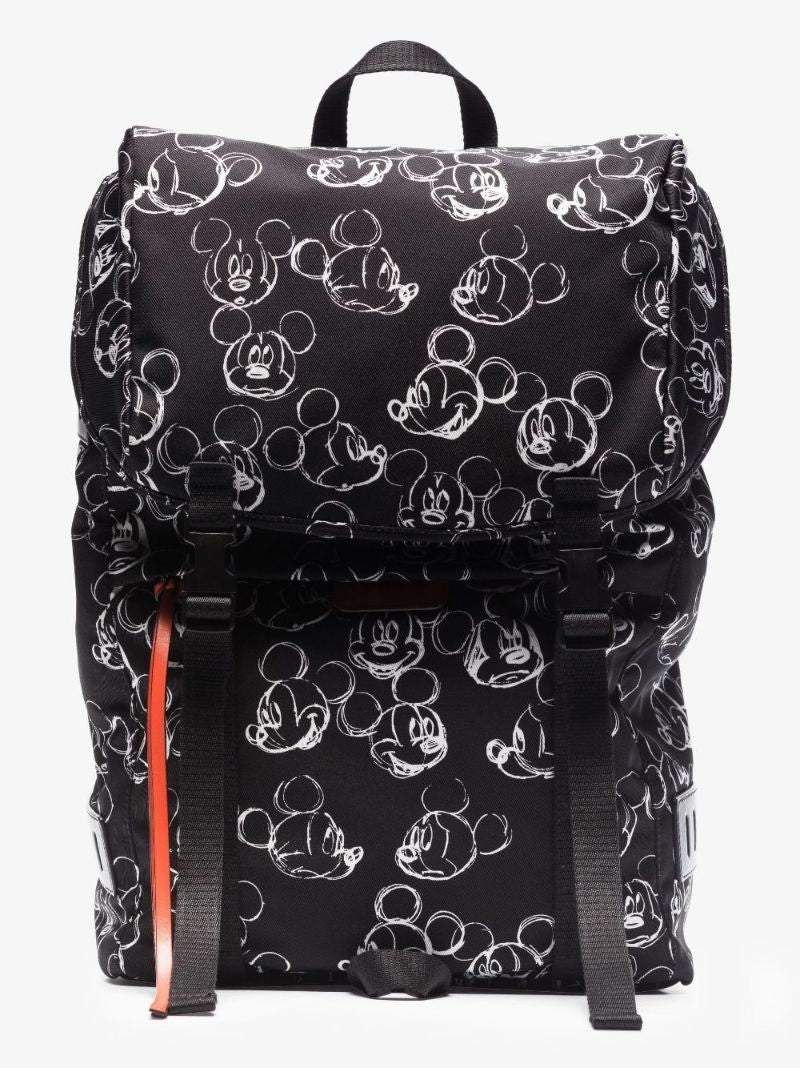 Black Fantasia Print Backpack