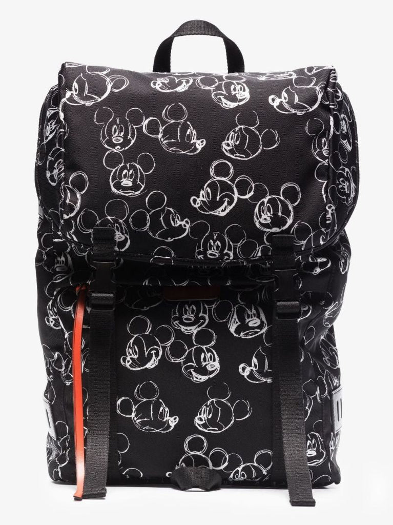 Black Fantasia Print Backpack