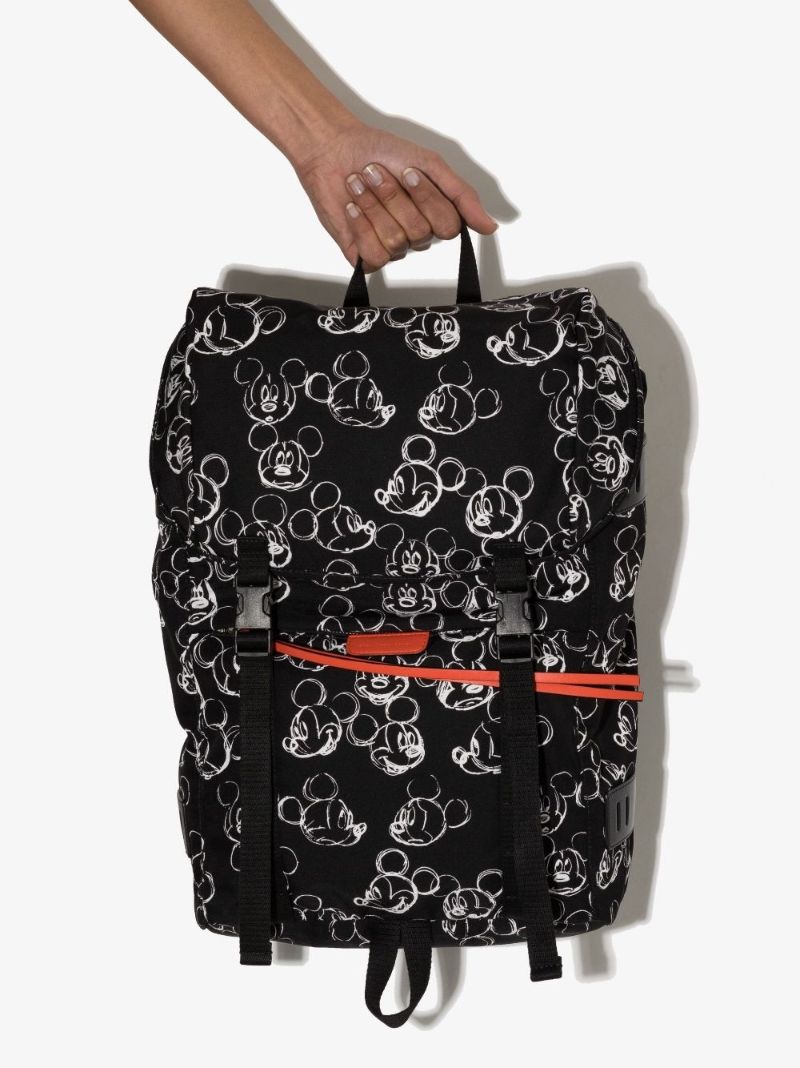 Black Fantasia Print Backpack