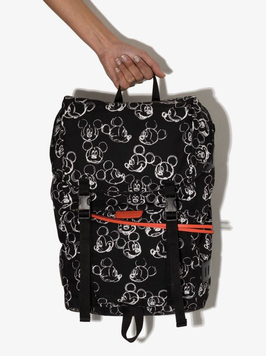 Black Fantasia Print Backpack