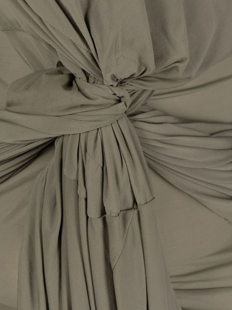 Neutral Branch Draped Gown