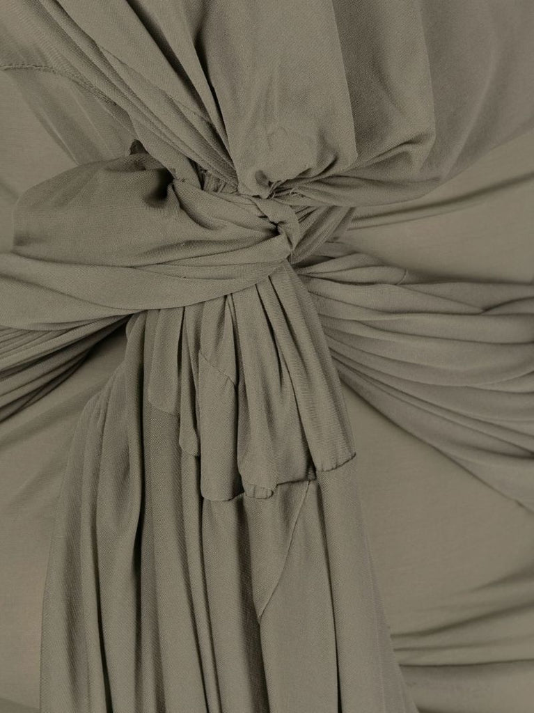 Neutral Branch Draped Gown