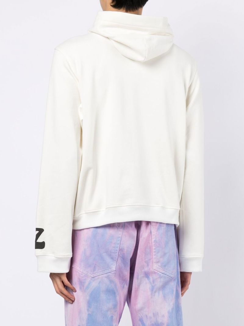 White Cool Bunnies DonÃ¢â_x0082_¬â_x0084_¢t Sleep Cotton Hoodie