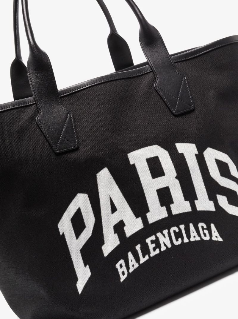 Black Cities Paris Large Tote Bag