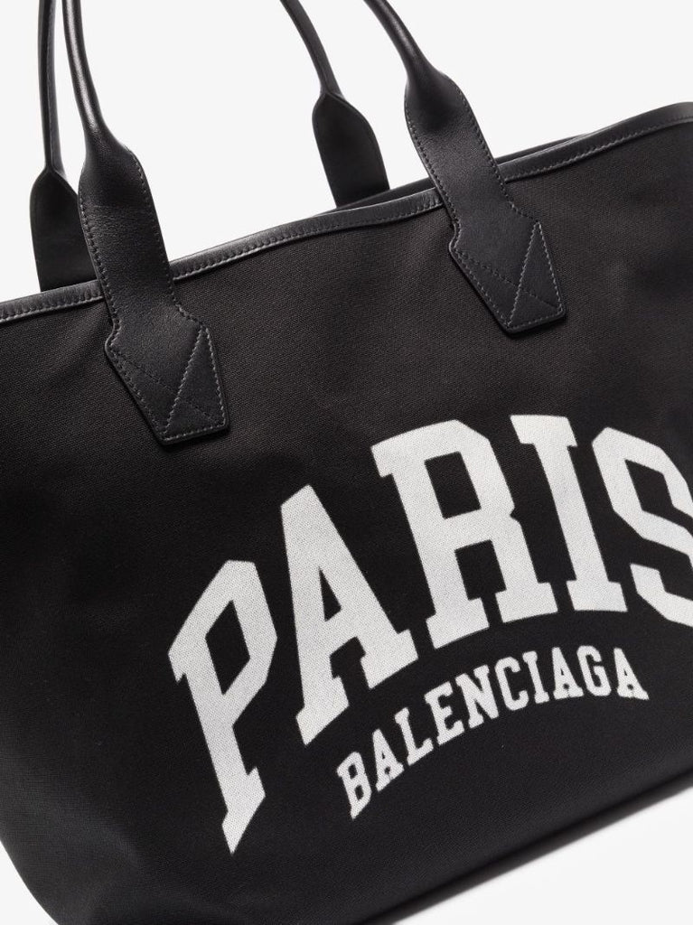 Black Cities Paris Large Tote Bag