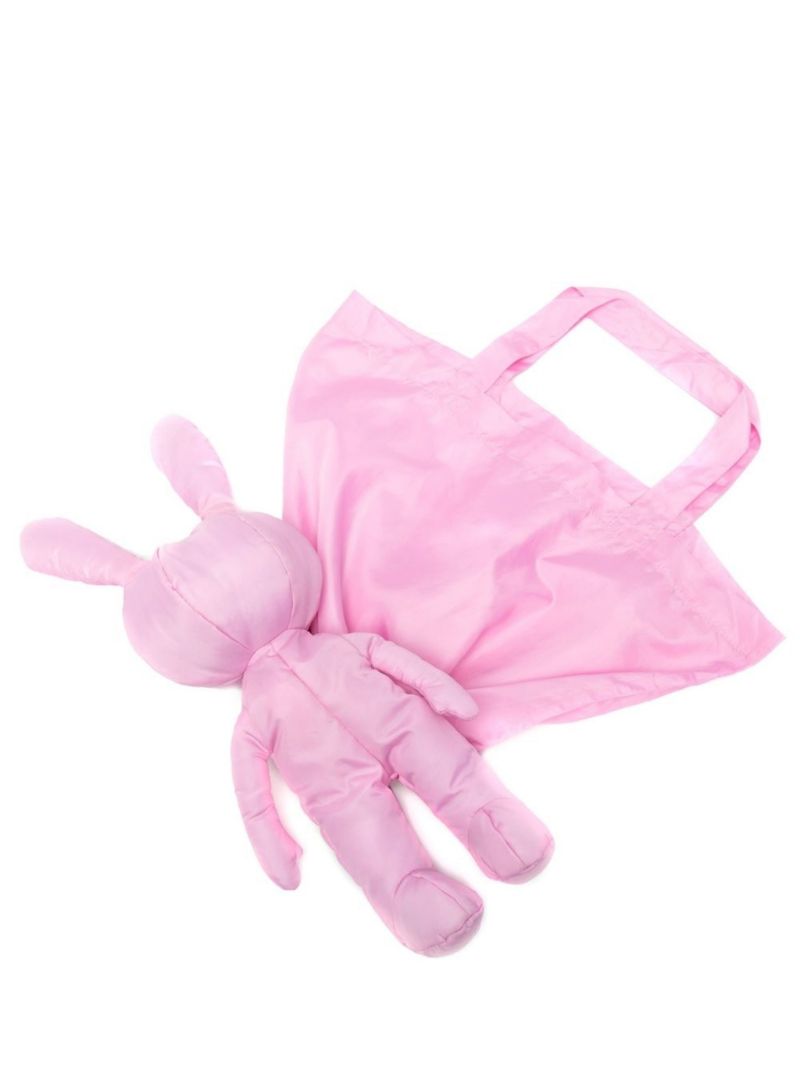 Pink Bunny Tote Bag